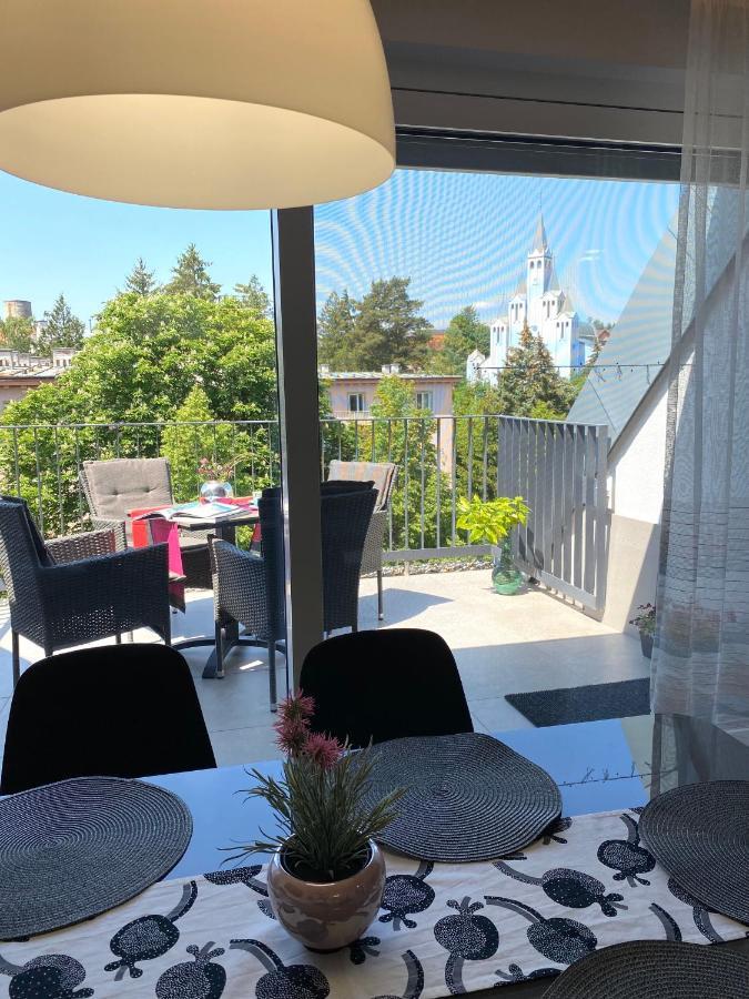 Atrium Apartman Heviz Mit Panoramaterrasse Und Tiefgarage Exteriér fotografie